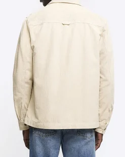 River Island regular fit corduroy overshirt< Shirts
