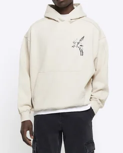 River Island Regular Fit Pegasus Graphic Hoodie< Hoodies & Sweatshirts
