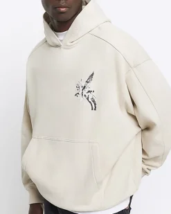 River Island Regular Fit Pegasus Graphic Hoodie< Hoodies & Sweatshirts