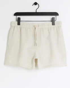 River Island regular fit seersucker swim shorts< Shorts