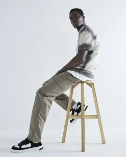 River Island regular fit utility cargo trousers< Trousers