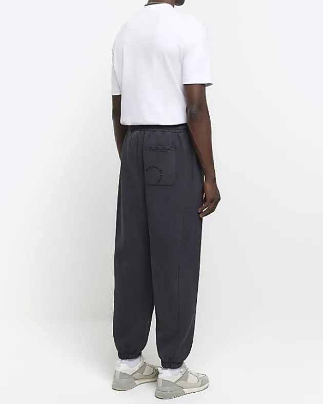 River Island Washed oversized fit joggers< Tracksuits