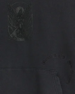 River Island Washed regular gothic graphic hoodie< Hoodies & Sweatshirts