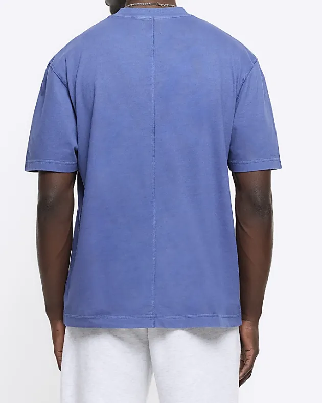 River Island Washed RI studio regular fit t-shirt< Essentials