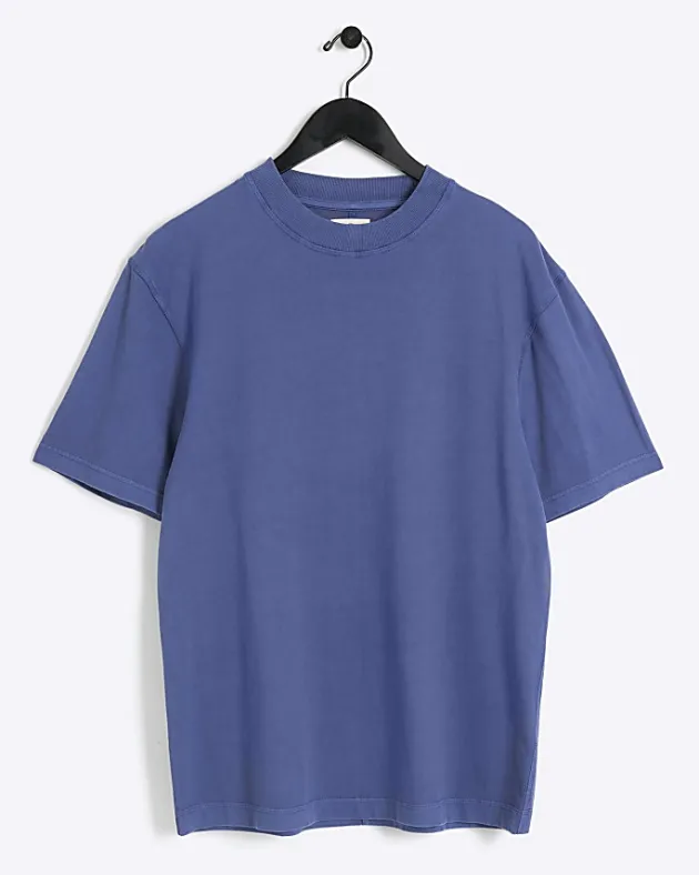 River Island Washed RI studio regular fit t-shirt< Essentials