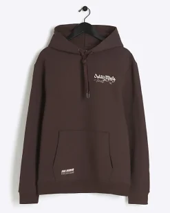 River Island Washed regular fit graphic hoodie< Hoodies & Sweatshirts