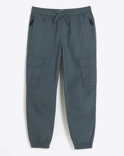 River Island Washed regular fit cargo joggers< Trousers