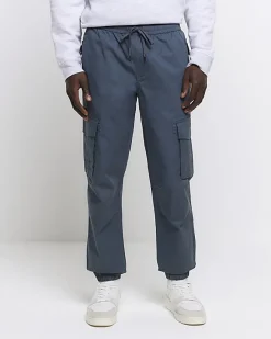 River Island Washed regular fit cargo joggers< Trousers