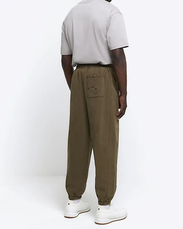 River Island Washed oversized fit joggers< Tracksuits