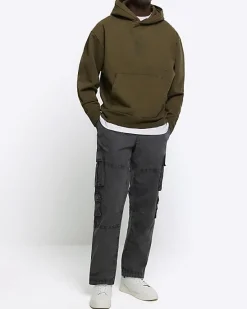 River Island Washed regular fit Japanese hoodie< Hoodies & Sweatshirts