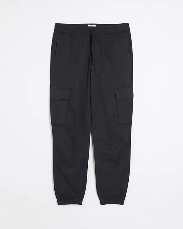 River Island Washed slim fit cargo joggers< Trousers