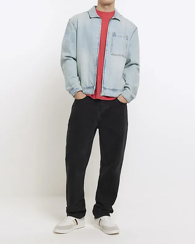 River Island Washed RI Studio regular fit t-shirt< Essentials