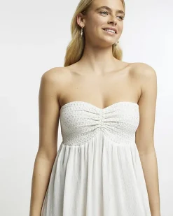 River Island beach bandeau split maxi dress< Dresses
