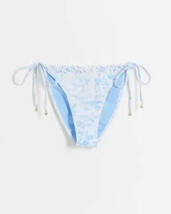 River Island floral frill tie side bikini bottoms< Swimwear & Beachwear