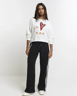 River Island heart sweatshirt< Loungewear