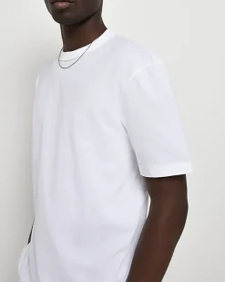 River Island multipack of 5 regular fit t-shirts< Essentials