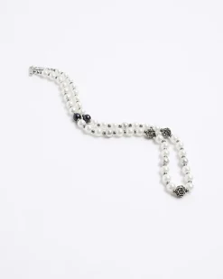 River Island pearl beaded necklace< Jewellery & Watches