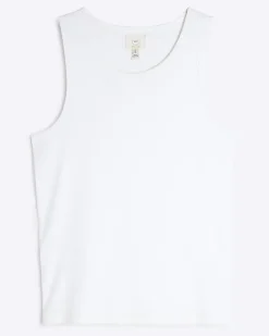 River Island regular fit rib vest< Essentials