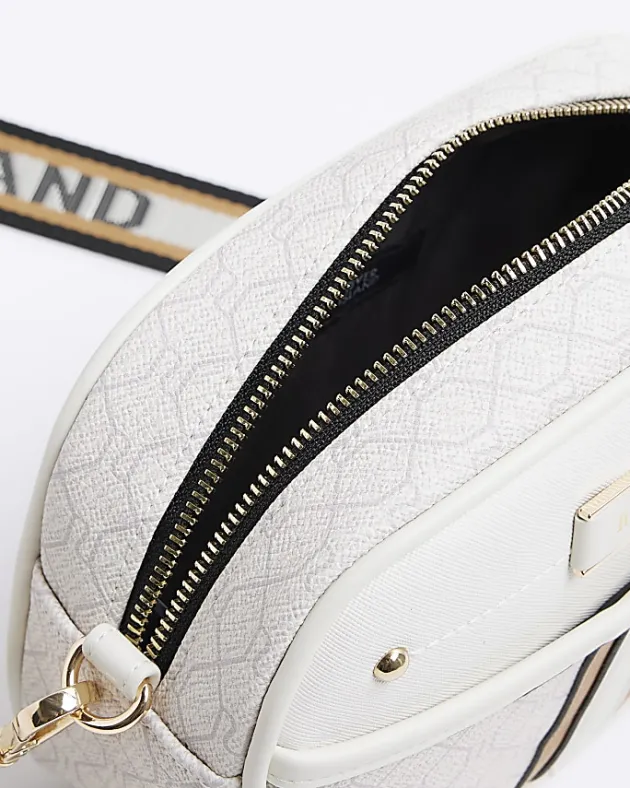 River Island RI monogram cross body camera bag< Bags, Purses & Luggage