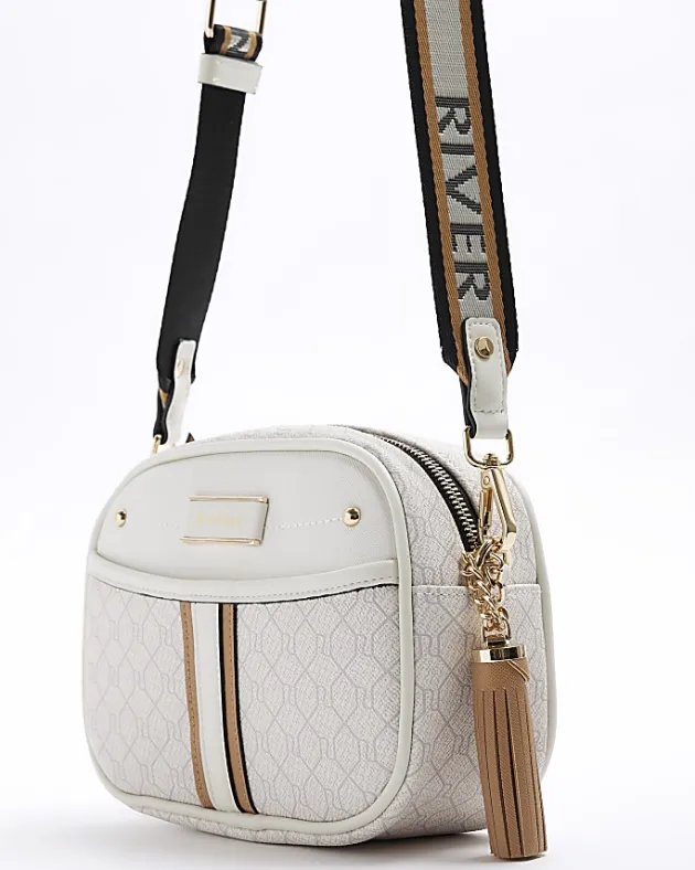 River Island RI monogram cross body camera bag< Bags, Purses & Luggage