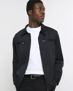 River Island RI Studio slim fit high neck t-shirt< Essentials