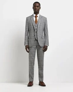 River Island slim fit easy iron shirt< Big & Tall