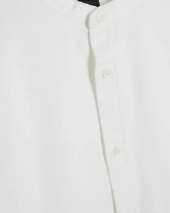 River Island slim fit grandad collar shirt< Shirts