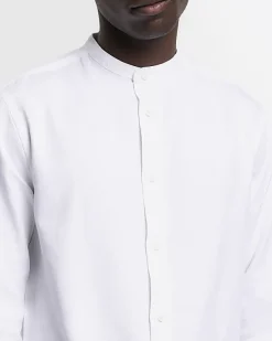 River Island slim fit grandad collar shirt< Shirts