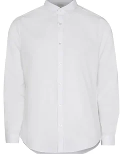 River Island slim fit long sleeve shirt< Big & Tall