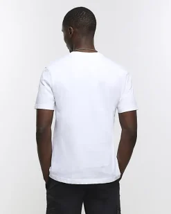 River Island slim fit t-shirt< Big & Tall