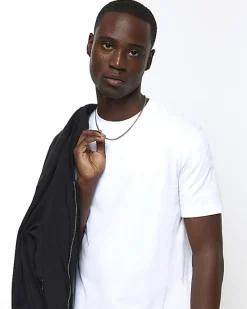 River Island slim fit t-shirt< Big & Tall