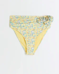 River Island high wasted corsage bikini bottoms< Swimwear & Beachwear