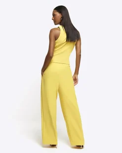 River Island pleated wide leg trousers< Trousers