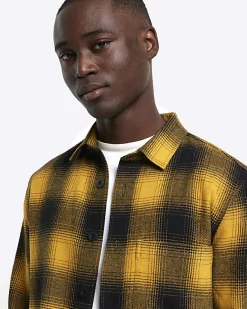 River Island regular fit check shirt< Shirts