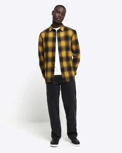 River Island regular fit check shirt< Shirts
