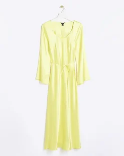 River Island satin belted slip midi dress< Dresses